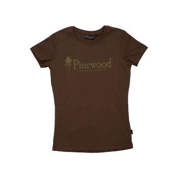 Koszulka damska Pinewood Outdoor Life oliwkowa L - PINEWOOD