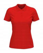 Koszulka damska polo T-shirt bawełniany Polówka Stedman ST9160 Red XS Stedman