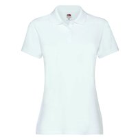 Koszulka damska Premium Polo Fruit of the Loom - Biały L FRUIT OF THE LOOM