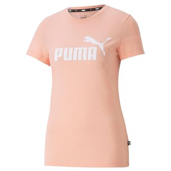 Koszulka damska Puma ESS Logo Heather Tee brzoskwiniowa 586876 26 - Puma