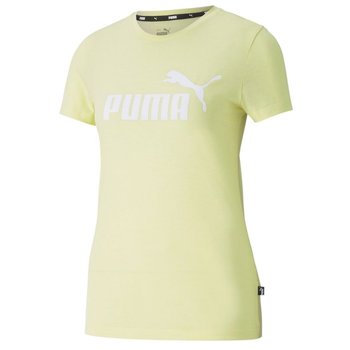 Koszulka damska Puma ESS Logo Heather żółta 586876 40 - Puma