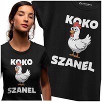 Koszulka Damska Śmieszna Dla Kobiety Koko Szanel Urodziny 18-99 inna (Inny)