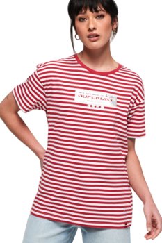 Koszulka damska Superdry Nautical Logo Stripe Portland-S - Superdry