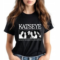 Koszulka Damska T-shirt Czarny KATSEYE BEAUTIFUL CHAOS K-pop Prezent - S Wz Inna marka