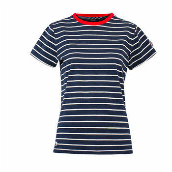 Koszulka damska T-shirt granatowa w paski Captain Mike® rozmiar M - Captain Mike