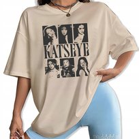 Koszulka Damska T-shirt Migdałowy KATSEYE Muzyka K-pop Na Prezent - L Wzory Inna marka
