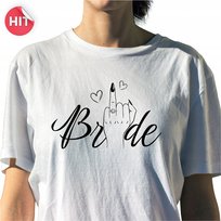 KOSZULKA DAMSKA T-SHIRT NA WIECZÓR PANIEŃSKI PREZENT BRIDE NA ŚLUB XXL Inna marka