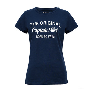 Koszulka damska T-shirt  Urodzony by pływać Captain Mike® rozmiar XL - Captain Mike