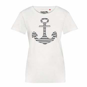 Koszulka damska T-shirt z nadrukiem kotwica Captain Mike® rozmiar L - Captain Mike