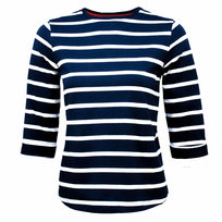 Koszulka damska w paski granatowo biała COSTA DEL SOL r.XL Captain Mike
