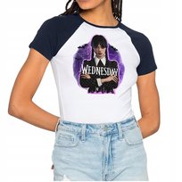 KOSZULKA DAMSKA WEDNESDAY ADDAMS JENNA ORTEGA M Y4 Inna marka