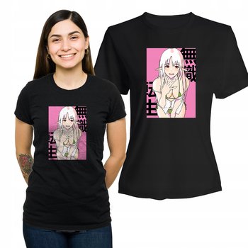 Koszulka Damska z Nadrukiem Bawełniany T-shirt na Prezent Anime Mushoku L - Plexido
