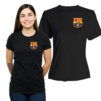 Koszulka Damska z Nadrukiem  Czarny T-shirt Prezent Barcelona XL - Plexido