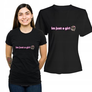 Koszulka Damska z Nadrukiem  T-shirt na Prezent Just A Girl XXL - Plexido