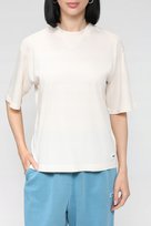 Koszulka Damski REEBOK - CL RBK ND BOXY TEE HH9704 t-shirt KREMOWA Reebok