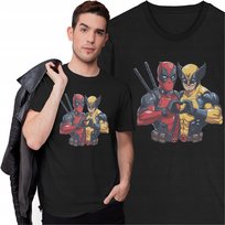 Koszulka Deadpool Wolverine Besties Film Premiera Marvel Logan Inna marka
