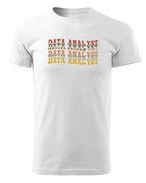 Koszulka dla Analityka Danych - Dana Analyst Biały L