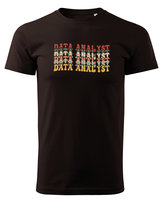 Koszulka dla Analityka Danych - Dana Analyst Ciemnobrązowy XL