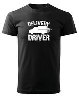 Koszulka dla Dostawcy Delivery Driver Kurier Czarny XL