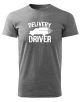 Koszulka dla Dostawcy Delivery Driver Kurier Szary XXL