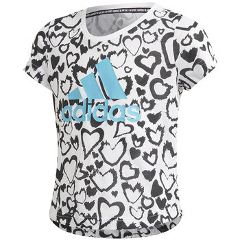 Koszulka dla dzieci adidas Must Haves Graphic Tee biała GE0937 - Adidas