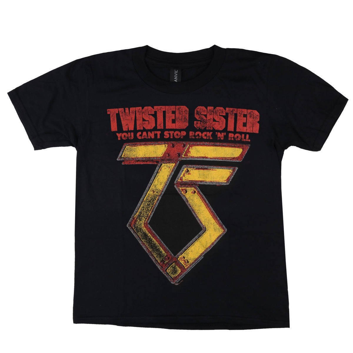 Twisted Sister Rock T-Shirt - You Can't Stop Rock N Roll Baumwolle