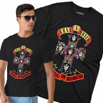 Koszulka dla fana Guns N' Roses cross na rock tour prezent dla niego Meeboo