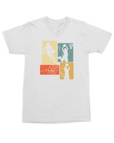 Koszulka dla fana NBA Basketball Retro Koszykówka Kibica Biała XL