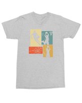 Koszulka dla fana NBA Basketball Retro Koszykówka Kibica Szara M