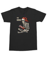 Koszulka dla gamera The Gracz Szkielet Gracza Komputerowa Pad Czarna L