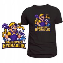 KOSZULKA DLA HYDRAULIKA SUPER NADRUK NAJLEPSZY HYDRAULIK HIT NA PREZENT XL