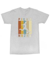 Koszulka dla Kibica Piłka Nożna dla Piłkarza Sportowa Futbol Szara L