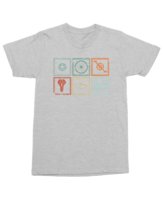 Koszulka dla kolarza Części rowerowe Prezent Rowerzysty Szara L