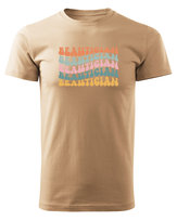 Koszulka dla Kosmetyczki - Beautician Beżowy L