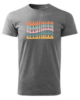 Koszulka dla Kosmetyczki Beautician Ciemnoszary melanż L