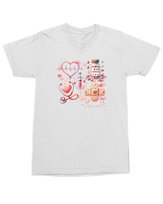 Koszulka dla lekarza Serce i medycyna pielęgniarki medyczna Biała M