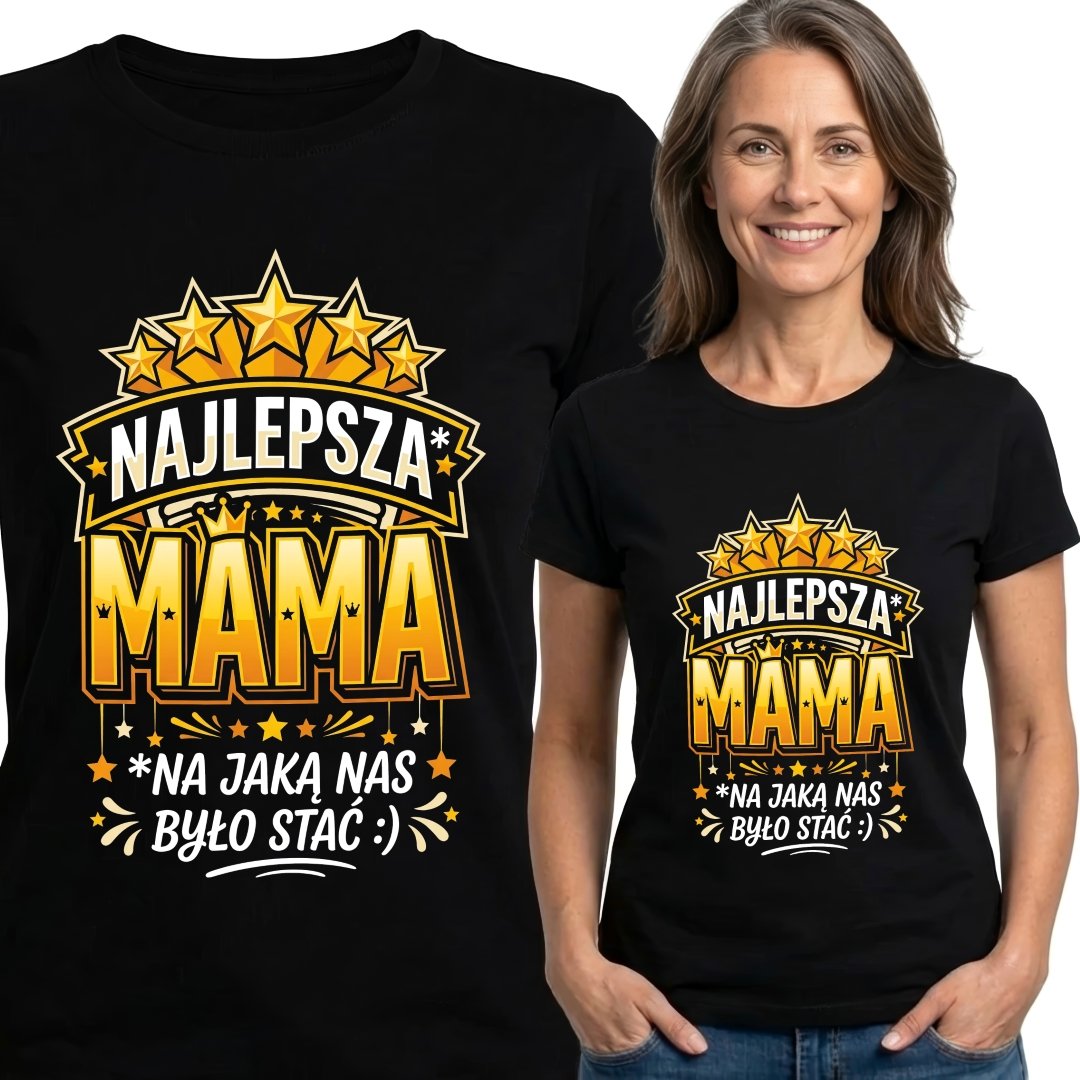 KOSZULKA DLA MAMY PREZENT NA DZIE KOBIET IMIENINY MIESZNA Z NAPISEM koszulka-dla-mamy-prezent-na-dzie-kobiet-imieniny-mieszna-z-napisem