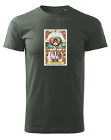 Koszulka dla Nauczyciela The Teacher Czaszka Khaki XL