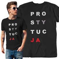Koszulka Dla Niego Męska Polityka Prostytucja Z Nadrukiem  Prezent Meeboo
