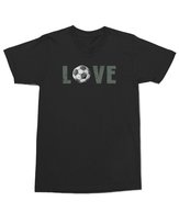 Koszulka dla Piłkarza LOVE Football Piłkarska Futbol Nożna Czarna L