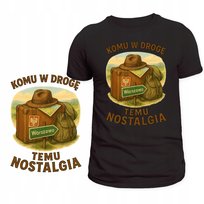 KOSZULKA DLA PODRÓŻNIKA SUPER NADRUK NOSTALGIA PODRÓŻ HIT NA PREZENT XXL