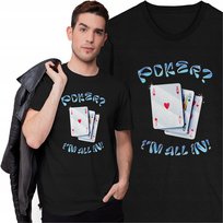 Koszulka Dla Pokerzysty Poker All in Gry Karciane Karty Kasyno