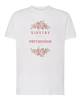 Koszulka dla Przyjaciółki Siostra Przyjaźń Biała XL