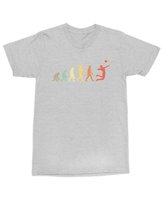 Koszulka dla siatkarza Ewolucja Siatkówka Sportowa Kibica Szara M