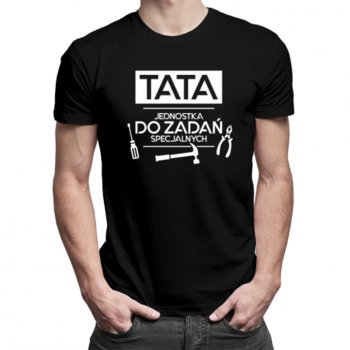 Koszulka dla taty na Dzień Ojca, prezent, Tata - jednostka do zadań specjalnych, rozmiar XXXL - Koszulkowy