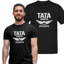 Koszulka dla taty na Dzień Ojca, prezent, z nadrukiem, Tata jednostka do zadań specjalnych, rozmiar XL