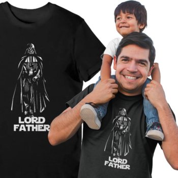 Koszulka dla taty prezent dla taty Lord Father tshirt z nadrukiem M - KozakNadruki