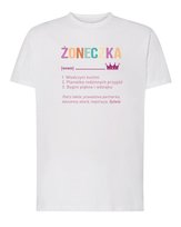 Koszulka dla Żony Personalizowana Śmieszna Żonka Biała XL