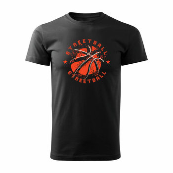 Koszulka do koszykówki koszykarska streetball basketball koszykówka męska czarna REGULAR-XXL