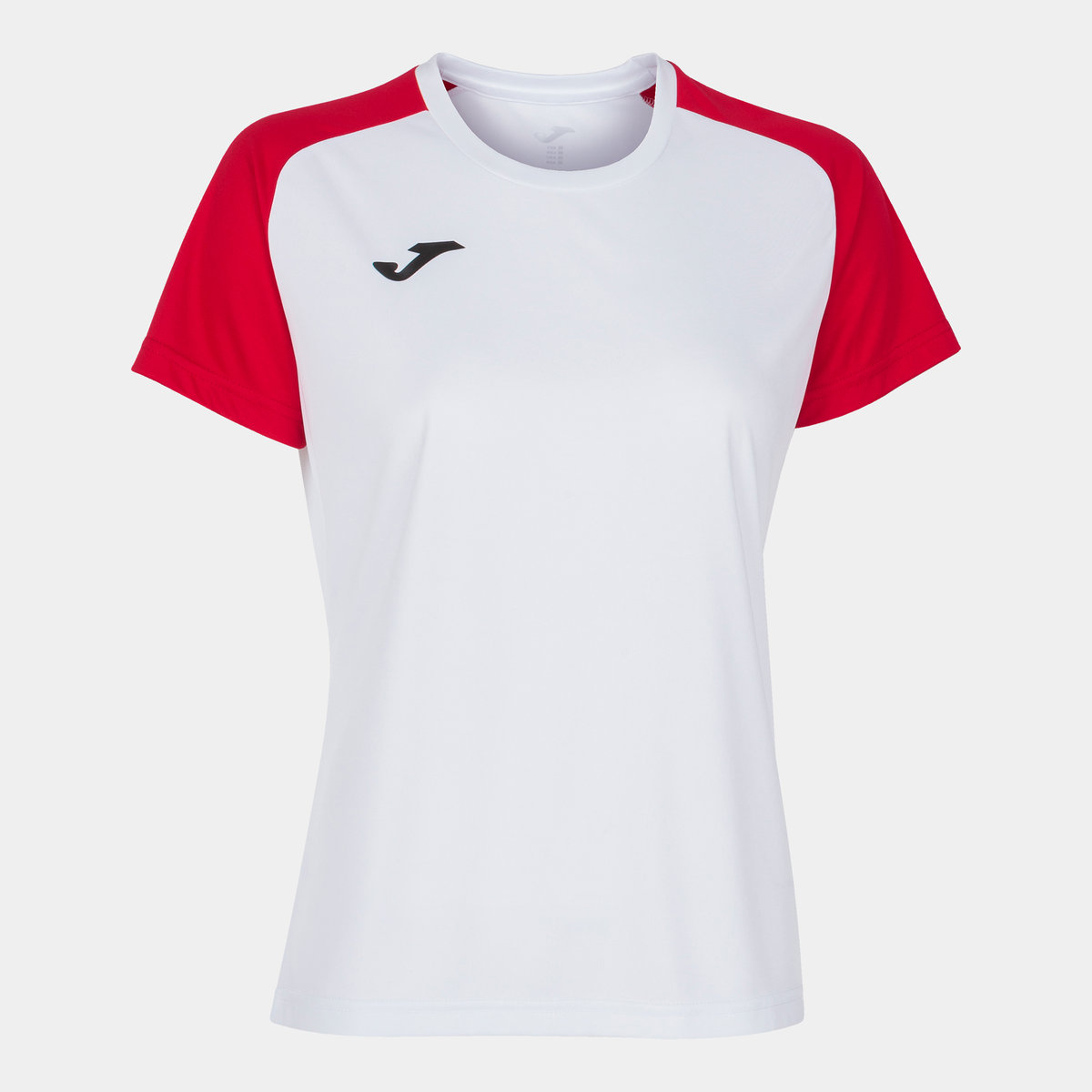 thumbnail interactive-video image 1 of Joma Women's Academy IV T-Shirt - Casual Crew Neck Tee With Screen Printed Logo, Raglan Sleeves 1 of 3
